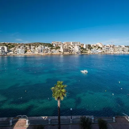 Apartment Blue Harbour Seafront With Large Terrace With Panoramic Sea Views - By Getawaysmalta