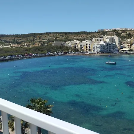 Blue Harbour Seafront With Large Terrace With Panoramic Sea Views - By Getawaysmalta